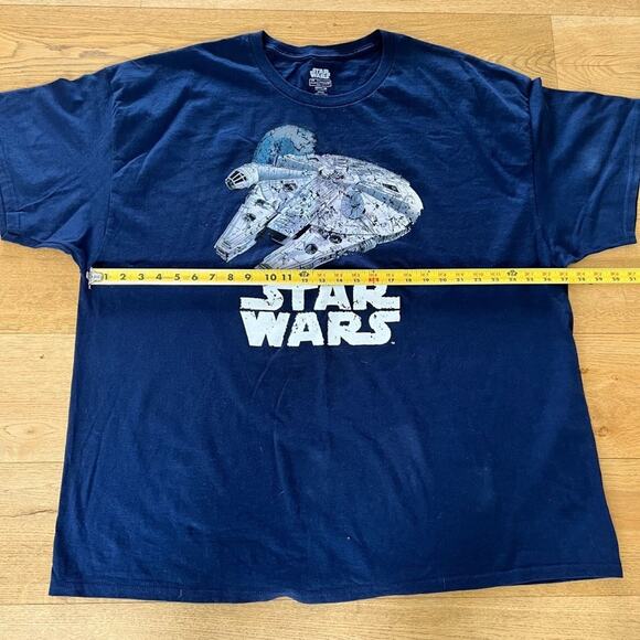 Jerry Leigh Star Wars Millennium Falcon Tee in Navy Blue - Picture 7 of 10